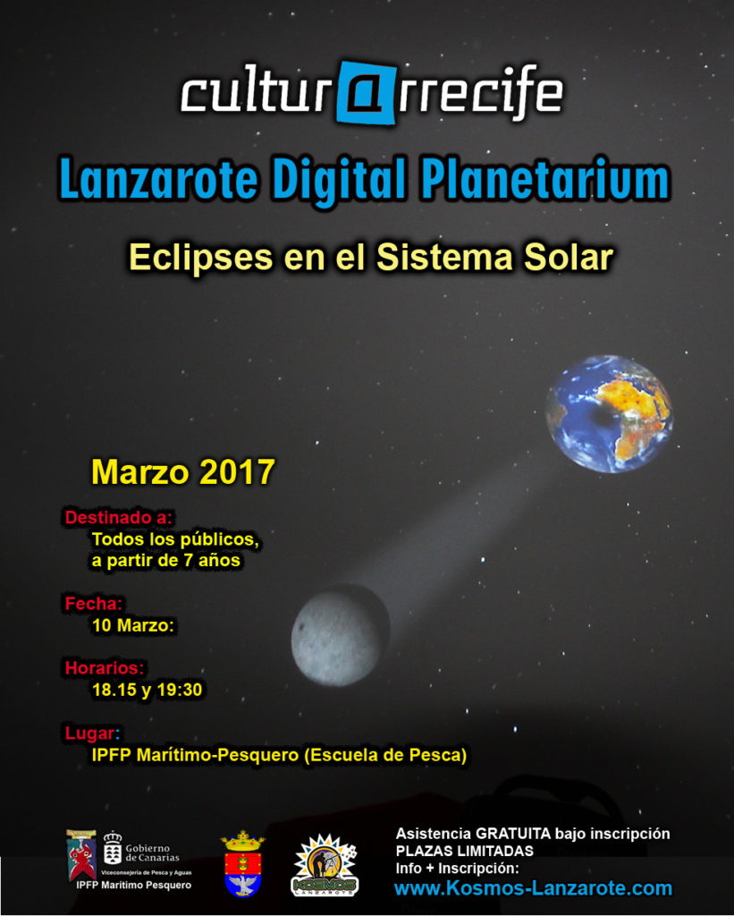 Eclipse solar Astronomia Lanzarote marzo 2017
